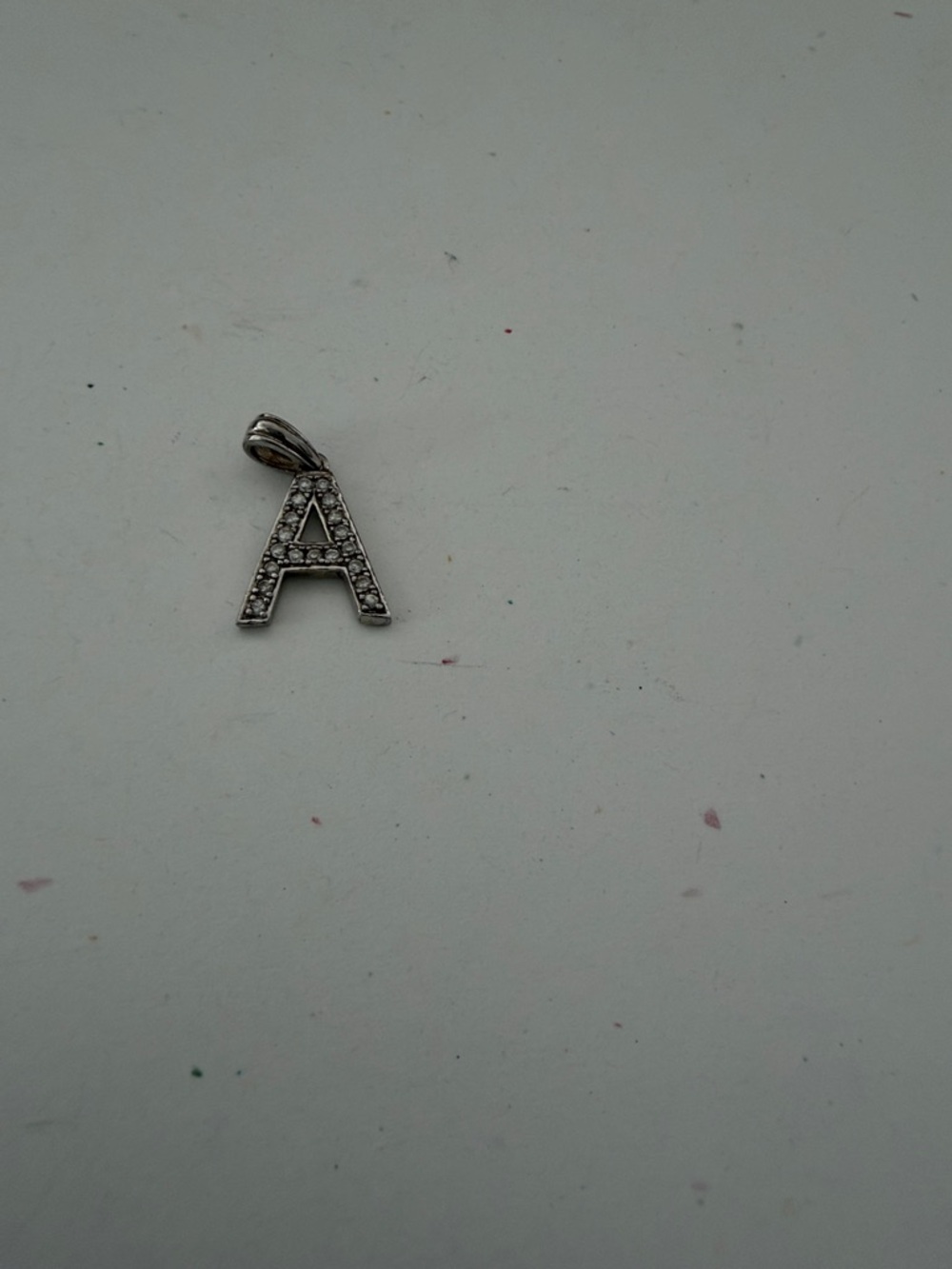 Rhinestone 
Letter A
Pendant